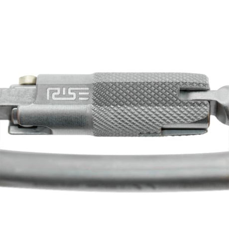 KONG - Ovalone Carbon Steel Carabiner with RISE Lock - White — view 10