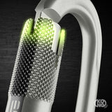 KONG - Ovalone Carbon Steel Carabiner with RISE Lock - White — view 5