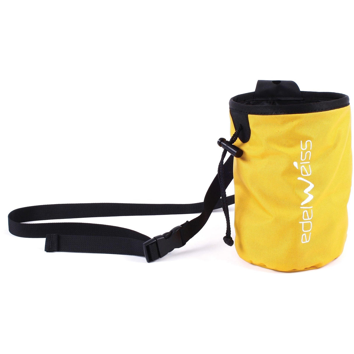 EDELWEISS - Deluxe Chalk Bag with Polar Fleece Lining - Yellow