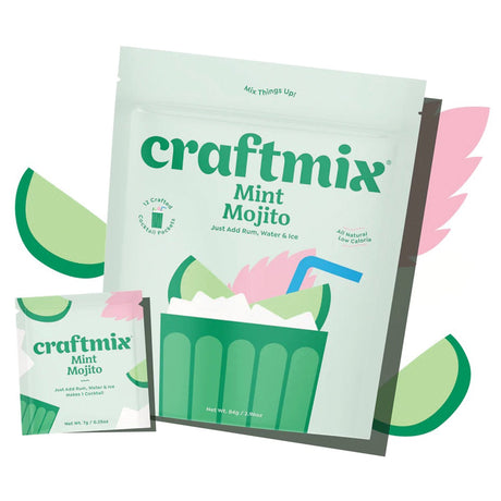 Craftmix - Mint Mojito Cocktail Mix 24-Count Display