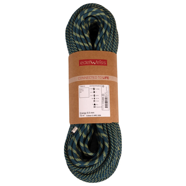 Edelweiss - Energy ARC 9.5mm x 60m Climbing Rope