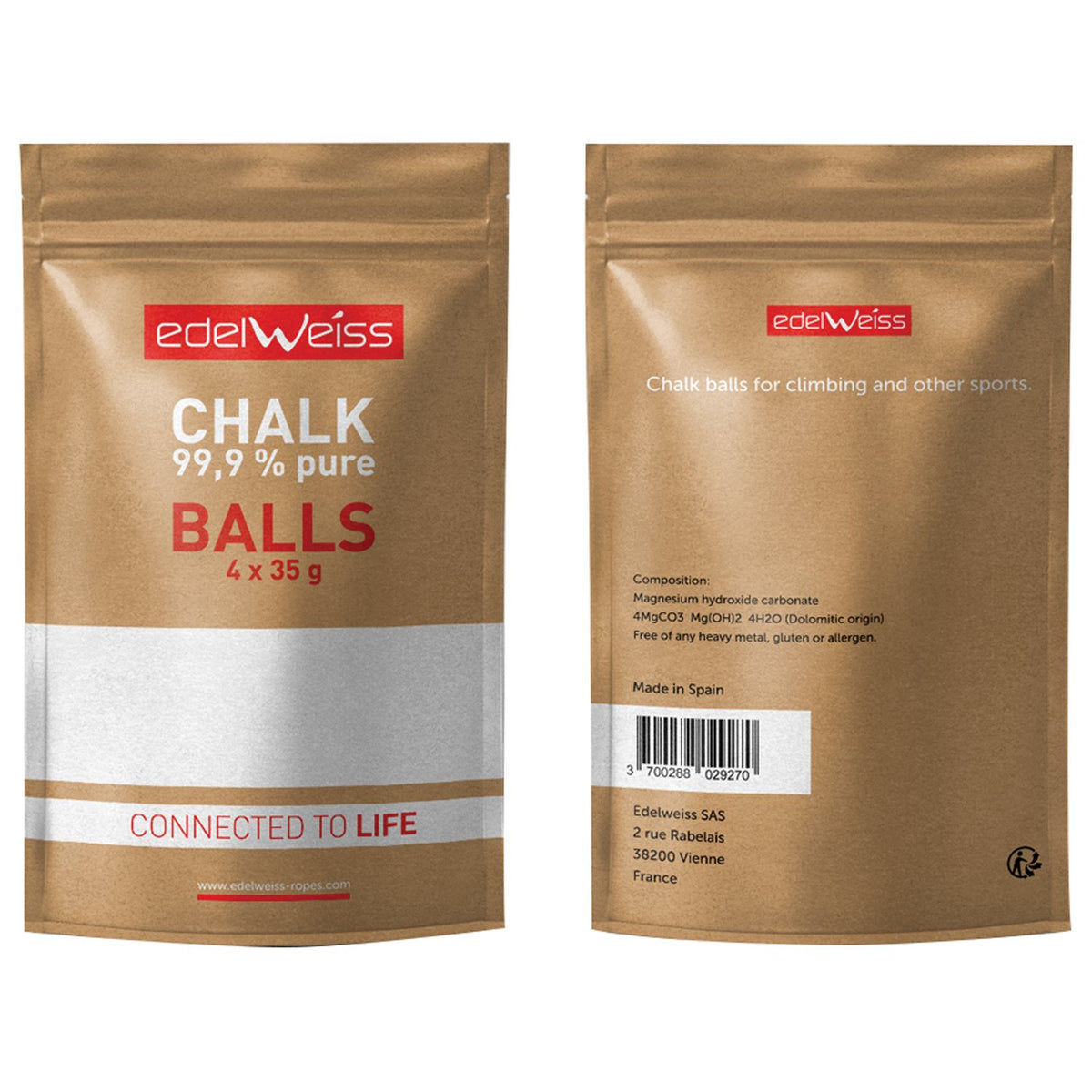 EDELWEISS - Chalk Ball 4 Pack
