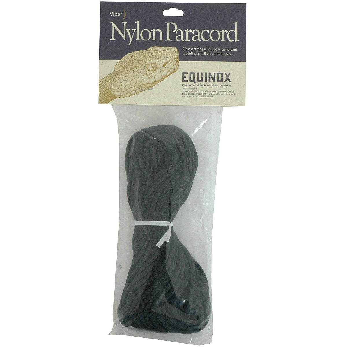 EQUINOX - Paracord Black 50 ft