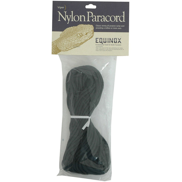 EQUINOX - Paracord Black 50 ft
