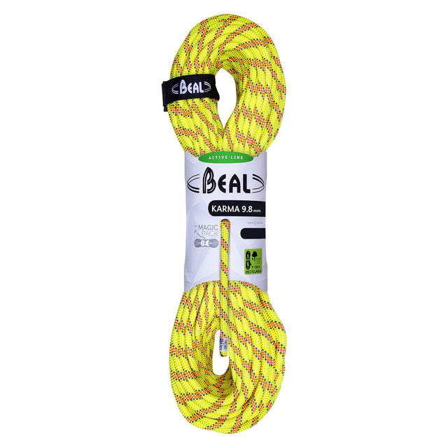 BEAL - Karma 9.8mm Climbing Rope 60m - Yellow
