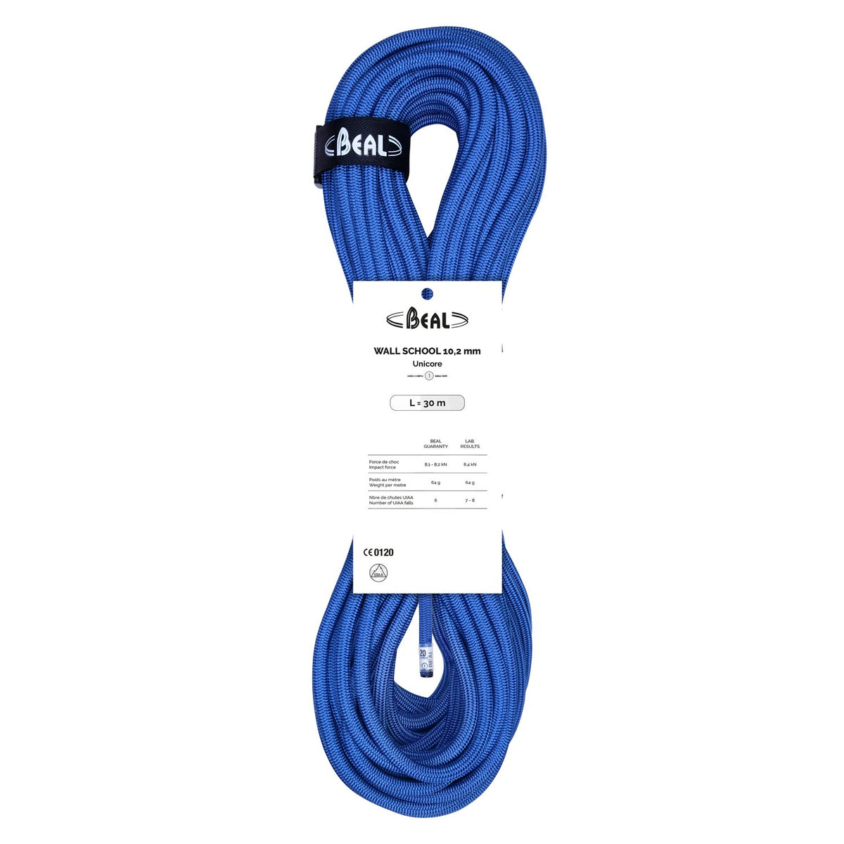 BEAL - Wall School 10.2mm Rope 200m Blue