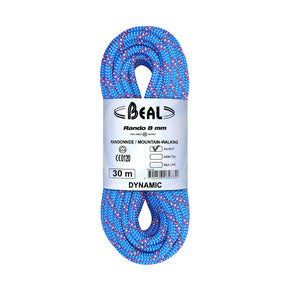 BEAL - RANDO 8MM Rope 30M Blue