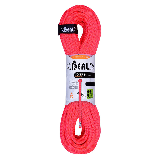 BEAL - JOKER UNICORE 9.1mm Climbing Rope 60m - Orange