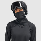 BLACKSTRAP - Merino Hood ExoHinge Balaclava - Black — view 5