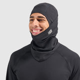 BLACKSTRAP - Merino Hood ExoHinge Balaclava - Black — view 6