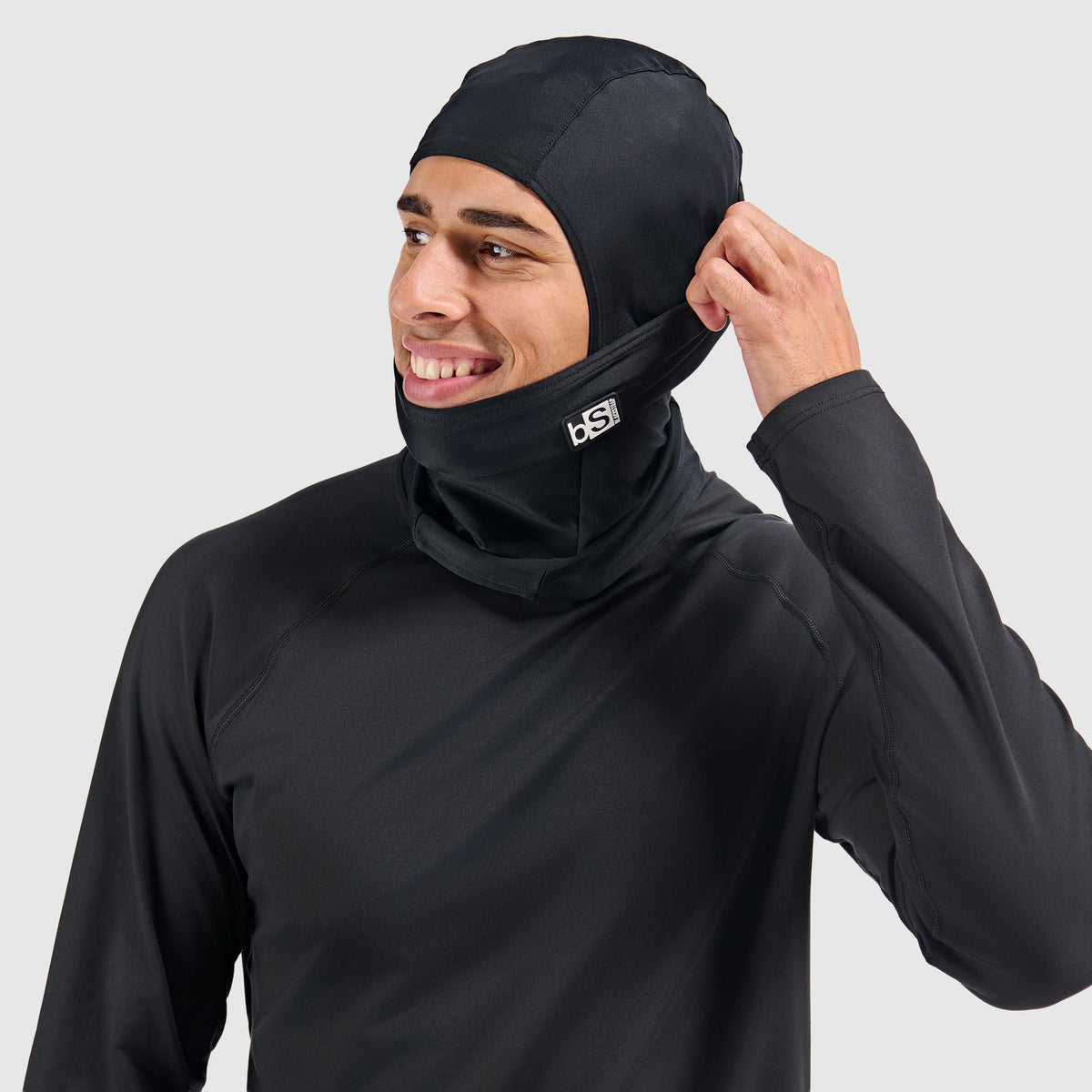 BLACKSTRAP - Expedition Hood Balaclava in Fossil — view 2