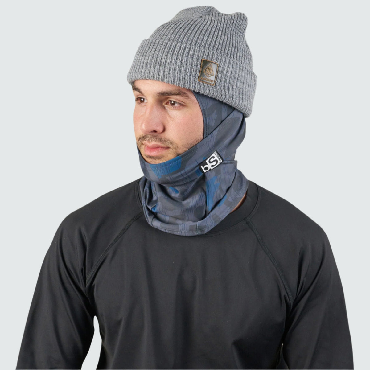 BLACKSTRAP - The Hood Balaclava in Pangea White — view 2