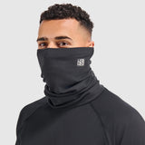 BLACKSTRAP - Merino SL Tube Neck Gaiter - Black — view 2