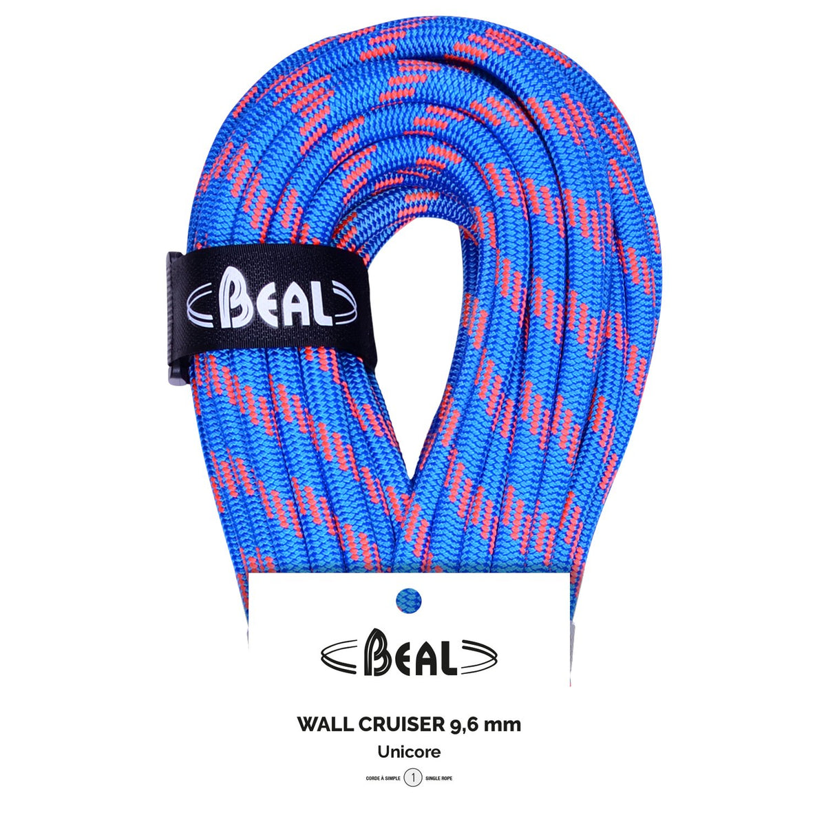 BEAL - Wall Cruiser 9.6mm x 200m Climbing Rope - Blue — view 3