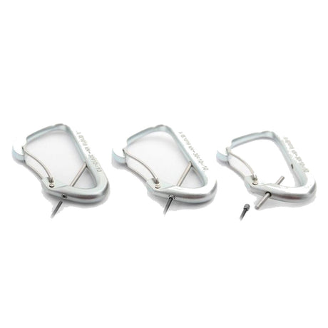 SINGING ROCK - Artwall Steel D Carabiner with Captive Bar — view 2