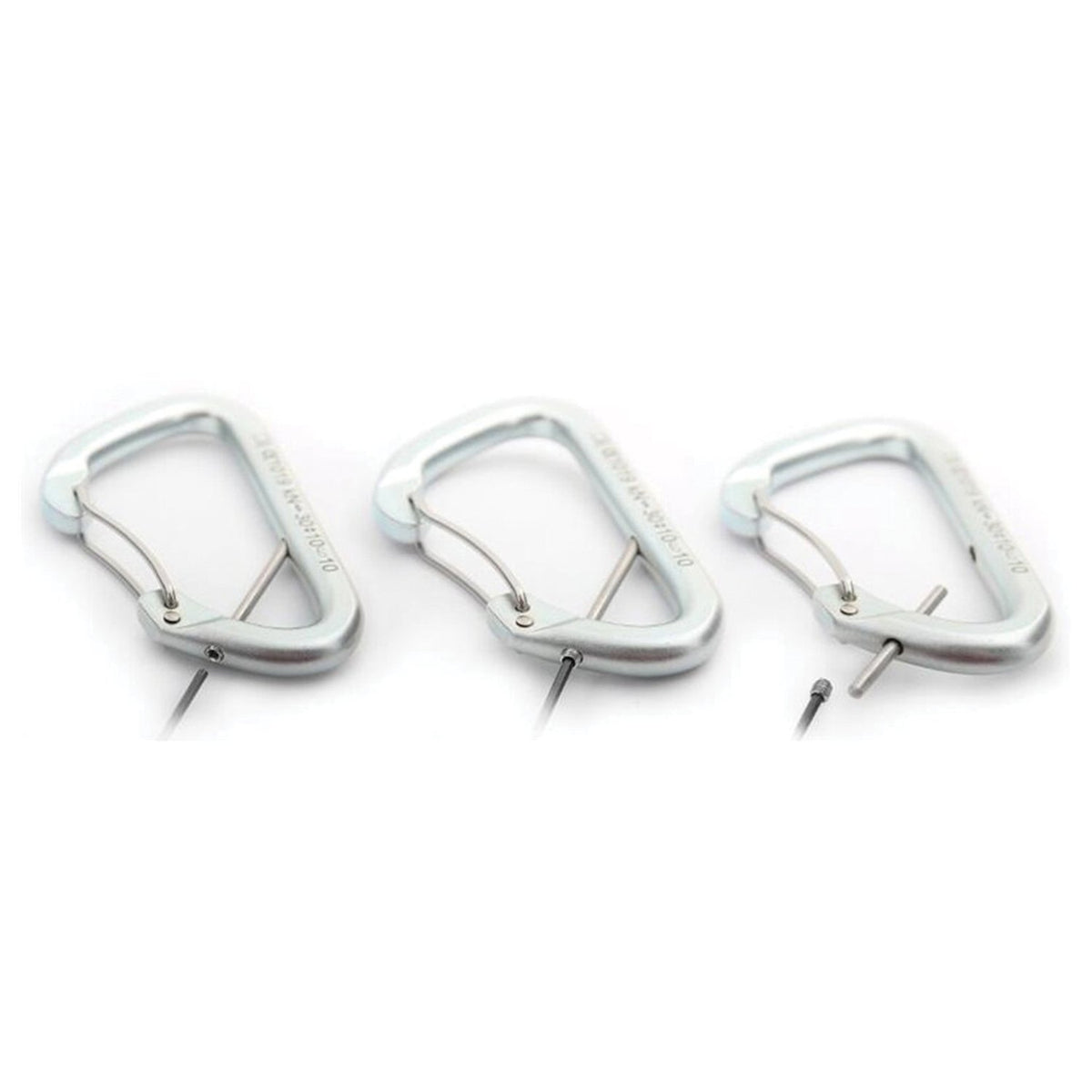 SINGING ROCK - Artwall Steel D Carabiner with Captive Bar