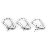 SINGING ROCK - Artwall Steel D Carabiner with Captive Bar