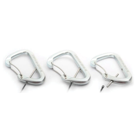 SINGING ROCK - Artwall Steel D Carabiner with Captive Bar