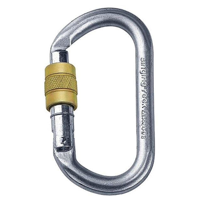 SINGING ROCK - Steel Oval SG Carabiner