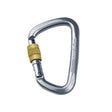 SINGING ROCK - Steel D Carabiner with Screw Gate