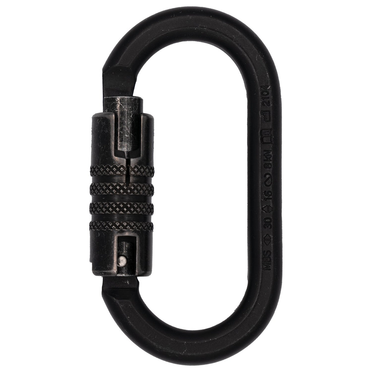 Cypher - G Series Oval 3AL ANSI Carabiner - Black