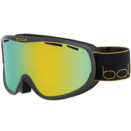 BOLLE - Sierra Goggles Black & Gold with Vented Lens