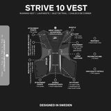 SILVA - Strive 10 Running Vest XS Black