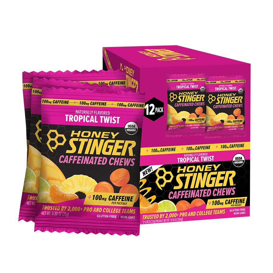 Honey Stinger - Tropical Caffeinated Chews