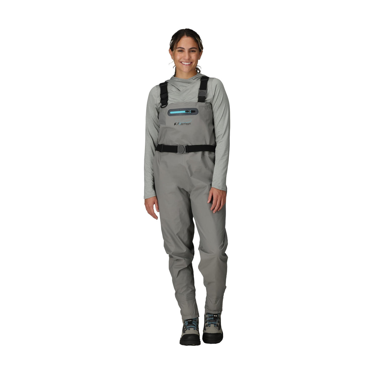 FROGG TOGGS - Women's Canyon Stockingfoot Chest Wader - Gray, MD — view 2