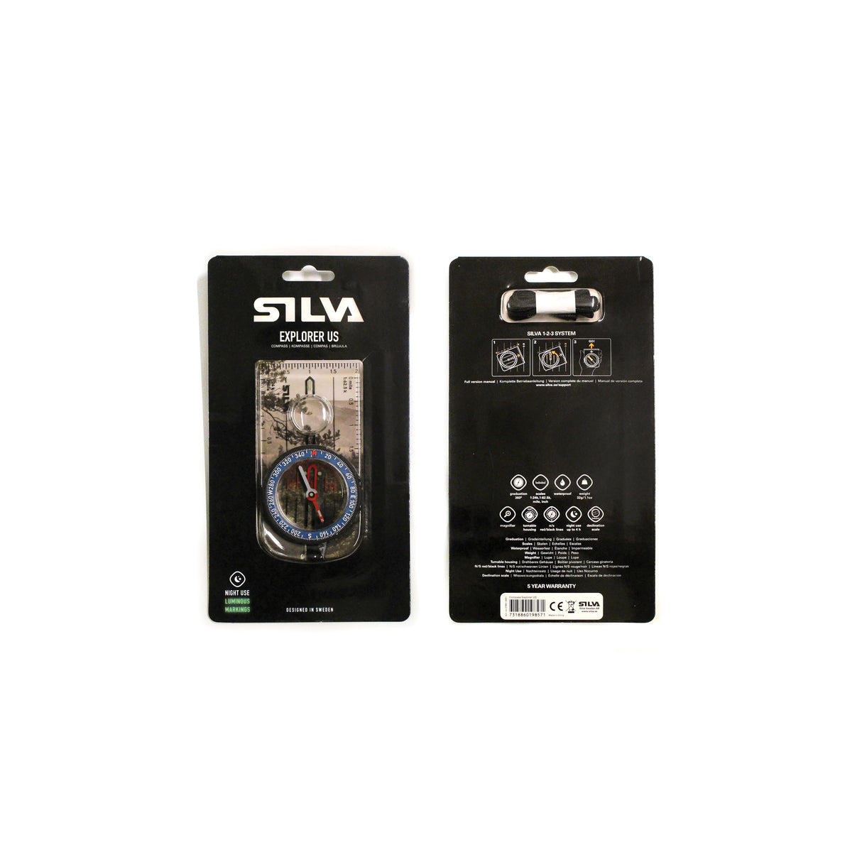 SILVA - Explorer 2.0 Compass with Luminous Markings