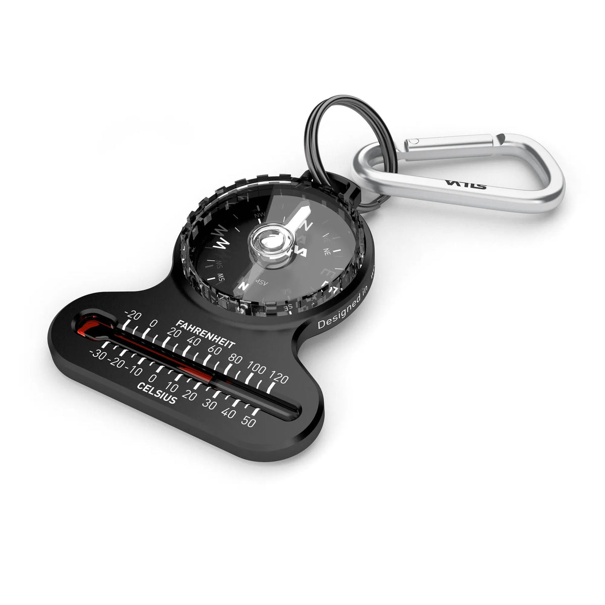 SILVA - Pocket Compass with Thermometer and Carabiner