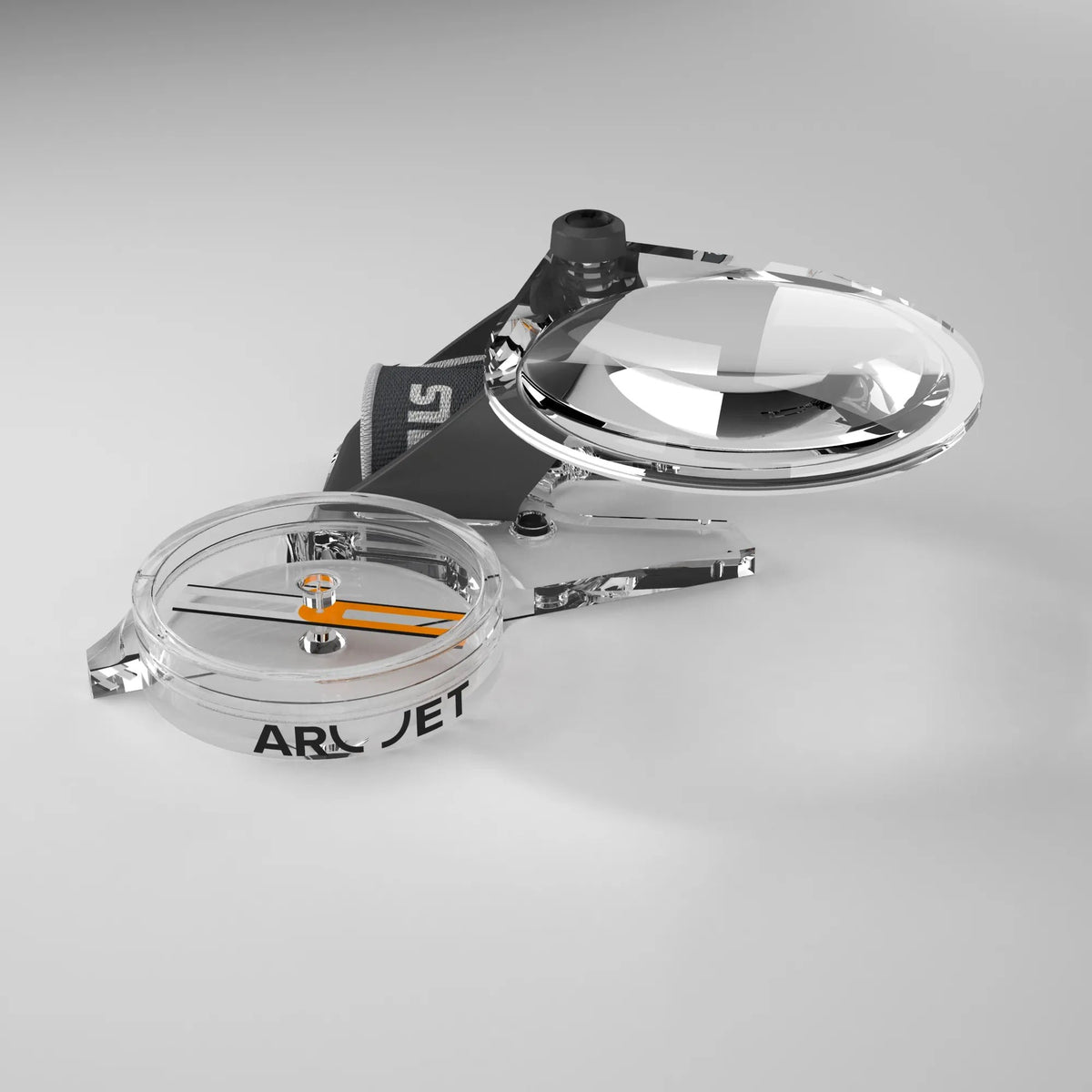SILVA - Arc Jet Left Thumb Compass for Orienteering