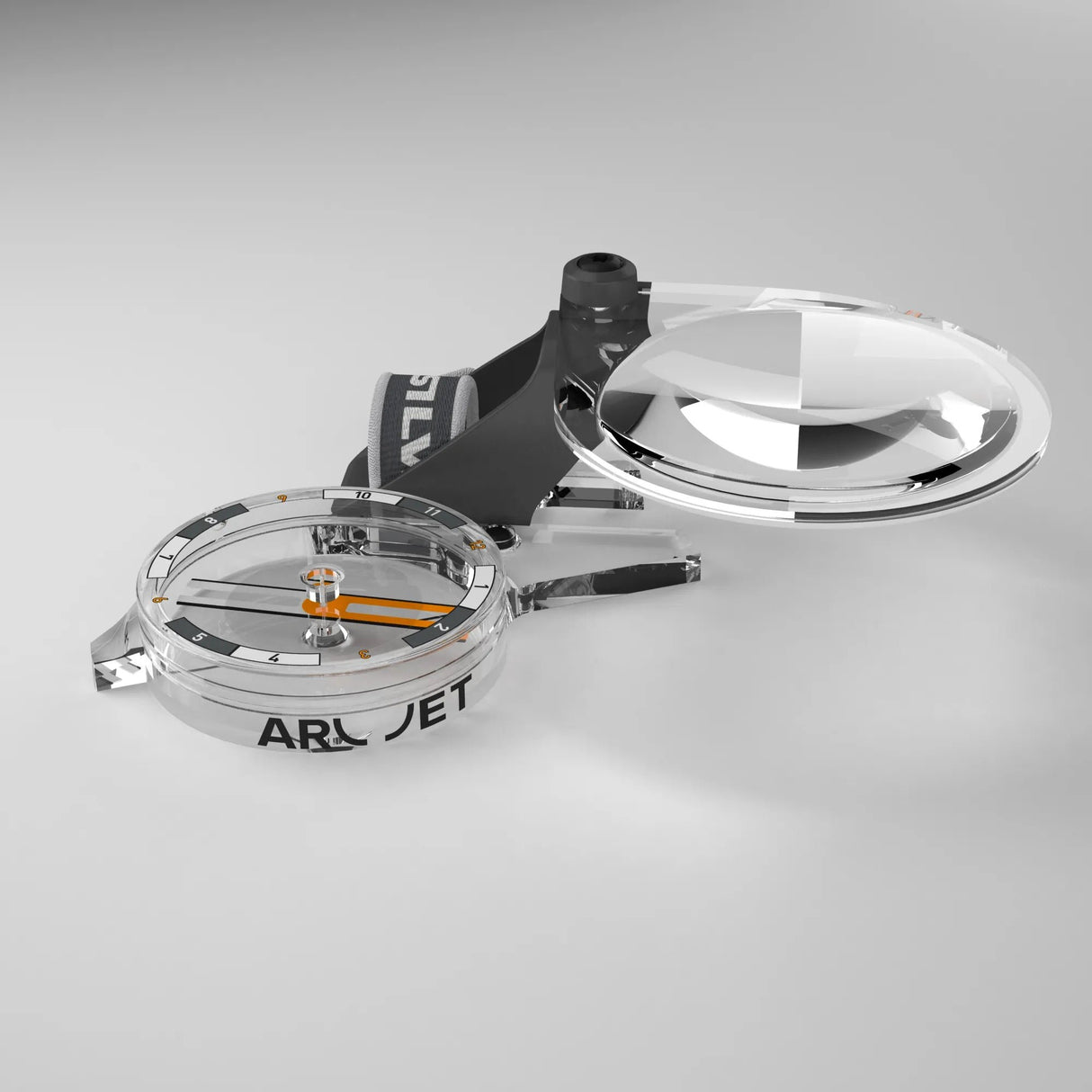 SILVA - Arc Jet C S Left Thumb Compass for Orienteering