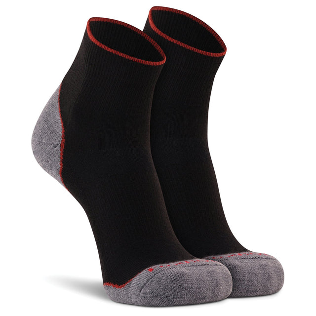 FOX RIVER - Basecamp 2.0 1/4 Crew Socks - Black, Medium