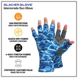 Glacier Glove - Islamorada Sun Glove Blue Camo Small — view 2