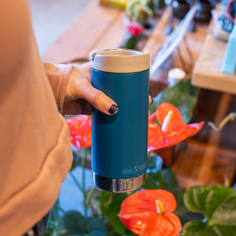 Klean Kanteen - TKWide Cafe Cap 12 oz Black