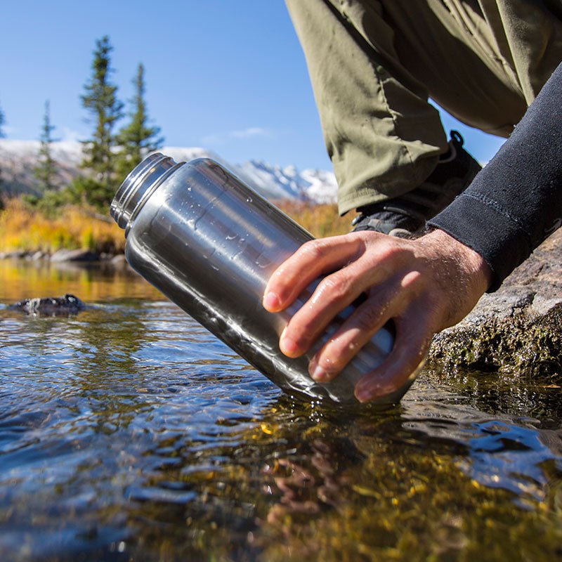 Klean Kanteen - Wide 40oz Brushed Stainless Water Bottle