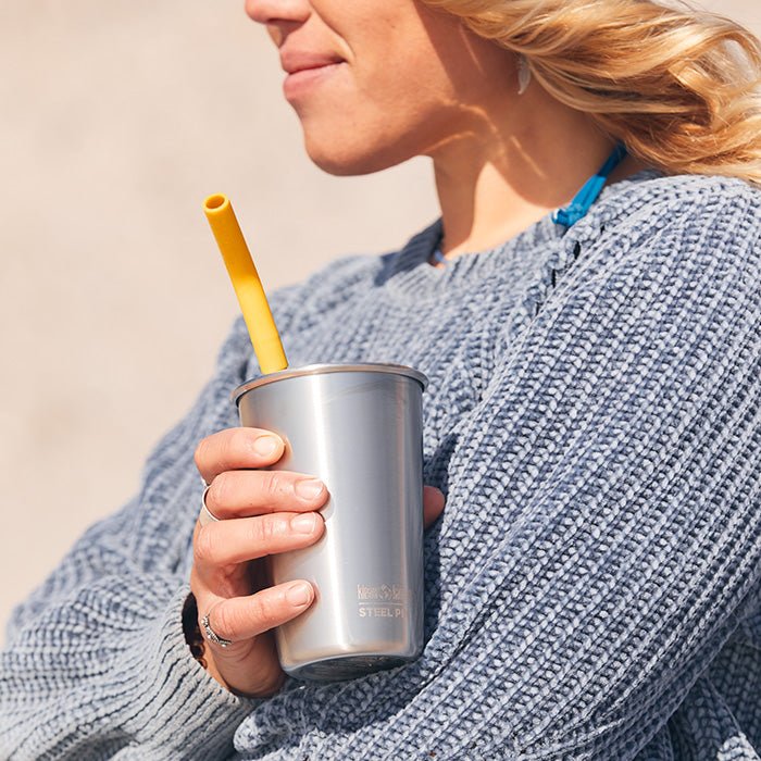 Klean Kanteen - Stainless Steel Straw 4-Pack with Silicone Tip