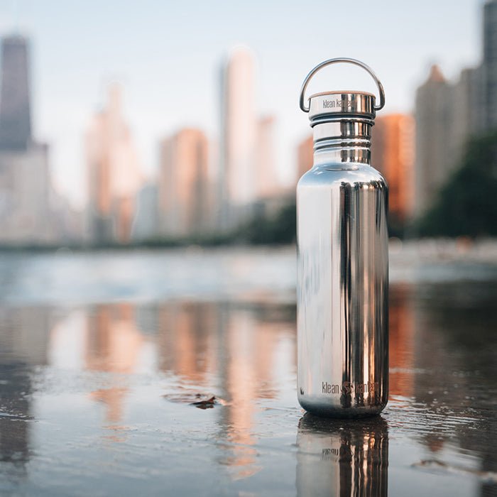 Klean Kanteen - Reflect 27oz Water Bottle with Bamboo Cap