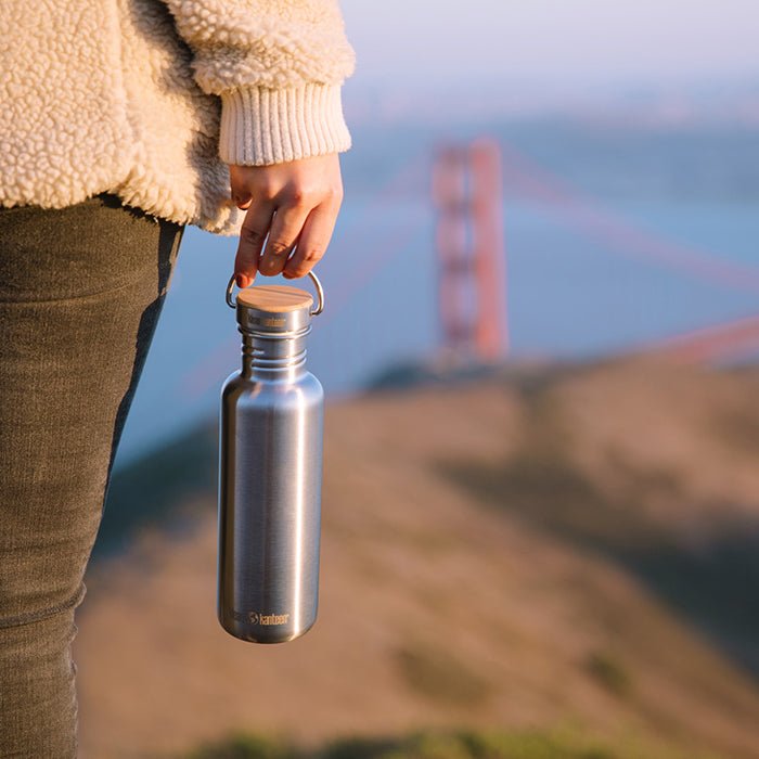 Klean Kanteen - Reflect 27oz Water Bottle with Bamboo Cap