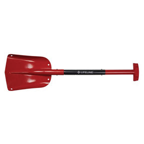 LIFELINE - Aluminum Utility Collapsing Shovel - Red