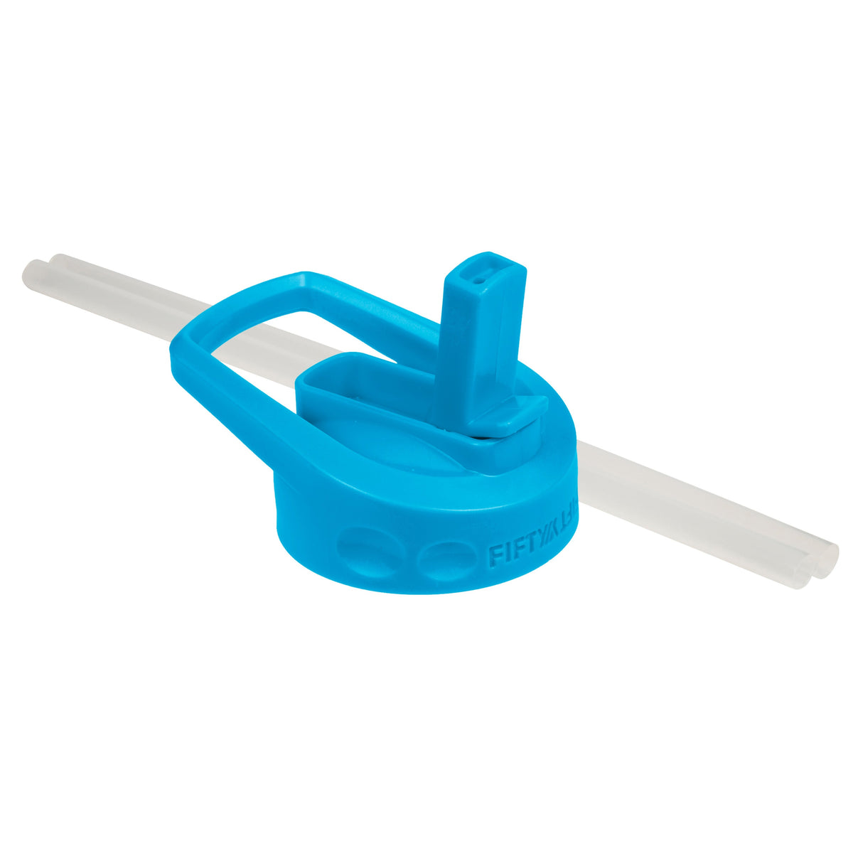 FIFTY/FIFTY - Straw Lid with Handle - Crater Blue