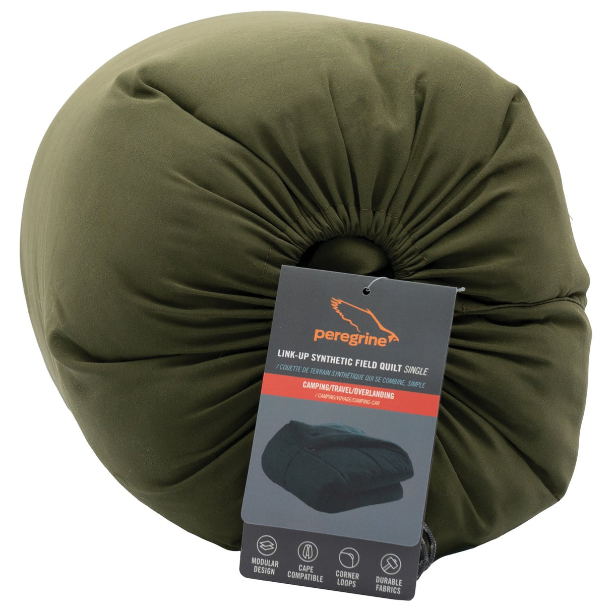 PEREGRINE - Synth Field Quilt Double Olive