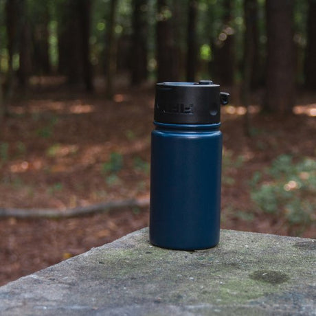 FIFTY/FIFTY - 12oz Vacuum Insulated Bottle with Flip Top - Navy