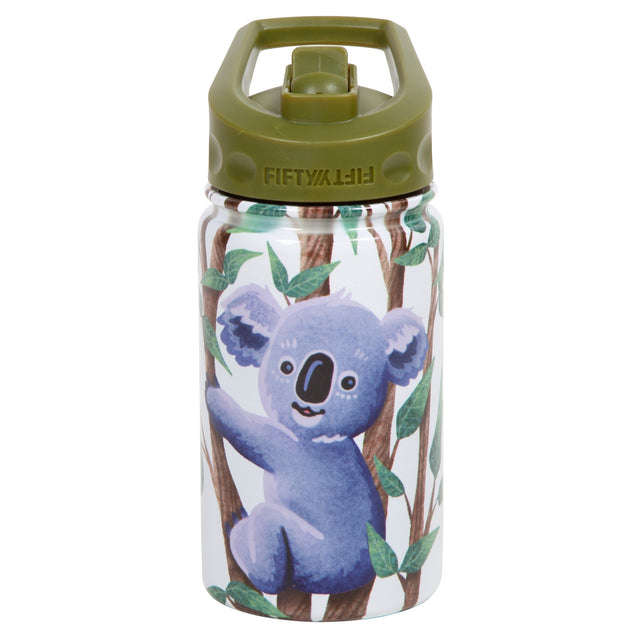 FIFTY/FIFTY - Koala Bottle with Straw 12 oz
