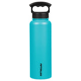 FIFTY/FIFTY - 40 oz Vacuum Insulated Bottle with 3-Finger Lid - Aqua