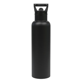 FIFTY/FIFTY - 21oz Vacuum Insulated Bottle with Straw Cap - Black
