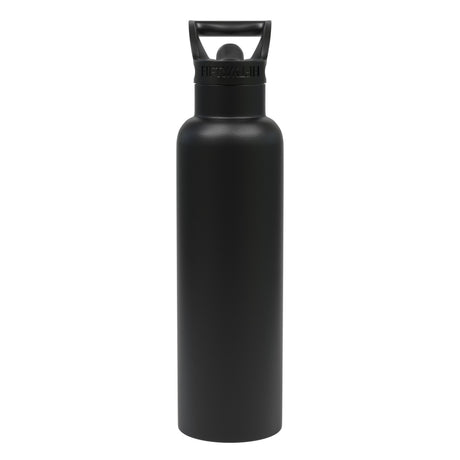 FIFTY/FIFTY - 21oz Vacuum Insulated Bottle with Straw Cap - Black