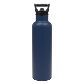 FIFTY/FIFTY - 21oz Vacuum Insulated Bottle with Straw Cap - Navy