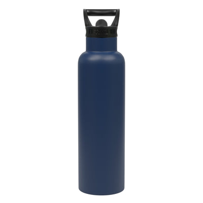 FIFTY/FIFTY - 21oz Vacuum Insulated Bottle with Straw Cap - Navy